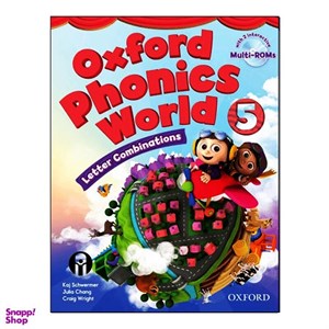 کتاب آکسفورد فونیکس ورد Oxford Phonics World 5 SB+WB+DVD انتشارات oxford