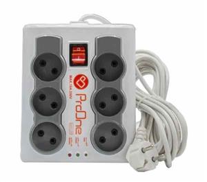 محافظ شش خانه کلیددار پرووان ProOne PPS610 5m Surge Protector 5M 