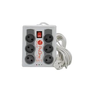 محافظ شش خانه کلیددار پرووان ProOne PPS610 3m Surge Protector 3M 