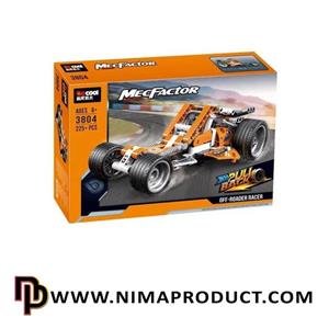 لگو ماشین عقب کش فرمول 1 دکول مدل Mecfactor 3804