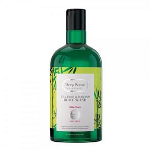 شامپو بدن بامبو و درخت چای دیپ سنس مناسب پوست چرب حجم  400 میل Deep Sense Tea Tree And Bambo Body Wash For Oily Skins