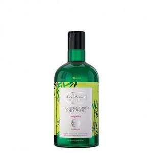 شامپو بدن بامبو و درخت چای دیپ سنس مناسب پوست چرب حجم  400 میل Deep Sense Tea Tree And Bambo Body Wash For Oily Skins