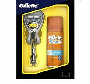 پک خود تراش و ژل ریش تراش GILLETTE  مدل FUSION PROSHIELD