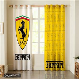پرده پانچ طرح فراری Ferrari برند Bokeh کد 2407-1