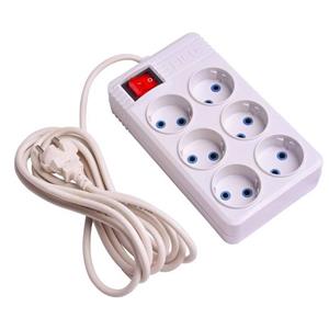 چند راهی ۶ خانه برق Pico Electric 250V 10A با کابل ۱٫۵ متر
