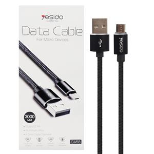 کابل میکرو یو اس بی Yesido CA58 2.4A 3m