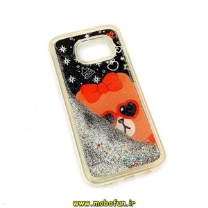 قاب گوشی S7 Edge سامسونگ طرح فانتزی آکواریومی خرسی کد 16