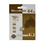 کارت حافظه microSDXC میکروسونیک مدل U3 ظرفیت 64 گیگابایت