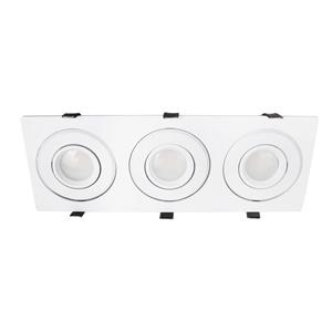 قاب هالوژن سقفی توکار سه تایی شعاع مدل SH-6303