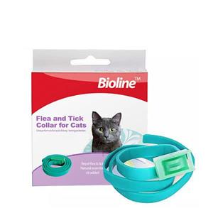 قلاده ضد کک و کنه گربه بیولاین – Bioline collar for cats 