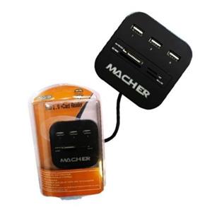 هاب و رم ریدر Macher MR-139 3port