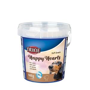 تشویقی نرم سگ با طعم بره تریکسی 500 گرم Soft Snack Happy Hearts 