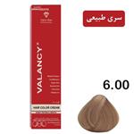 رنگ مو والانسی سری طبیعی شماره 6.00 حجم 100 میلی لیتر رنگ بلوند تیره قوی