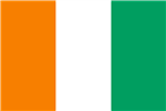 ساحل عاج-پرچم اهتزاز ساتن 150*90