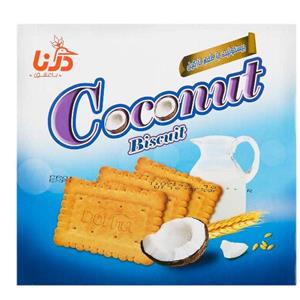 بیسکویت جعبه ای  نارگیلی 650 گرمی درنا