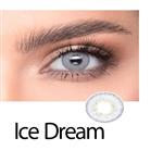 لنز رنگی چشم یخی روشن لاکی لوک مدل Ice Dream
