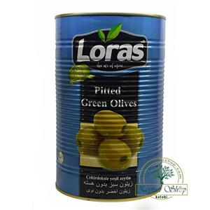 زیتون لوراس سبز بی هسته  2 کیلوگرم