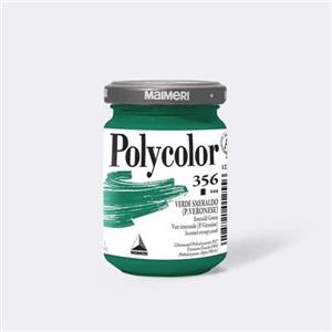 رنگ اکریلیک پلی کالر 140 میل Emerald Green 356 Maimeri Polycolor 140ml 