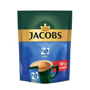 قهوه فوری 2 در 1 جاکوبز Jacobs بسته 10 عددی