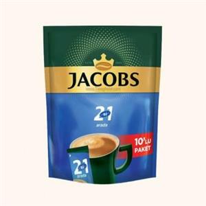 قهوه فوری 2 در 1 جاکوبز Jacobs بسته 10 عددی