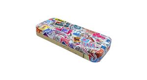 جعبه فلزی کادویی طرح دار مدل Paul