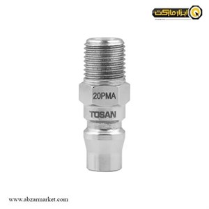 کوپلینگ نری بیرون رزوه توسن سایز 1/4 کد 20PMA تایوانی