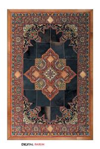 فرش ماشینی کرامتیان طرح پوست و فرش هریس 700 شانه