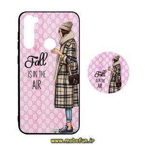 قاب گوشی Redmi Note 8 شیائومی فانتزی برجسته طرح دخترانه گوچی به همراه پاپ سوکت کد 60