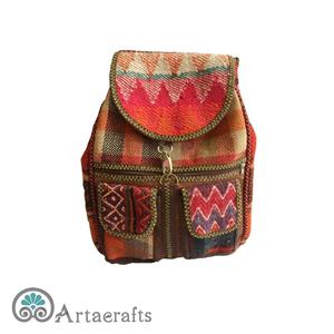 کوله پشتی جاجیم دو جیب