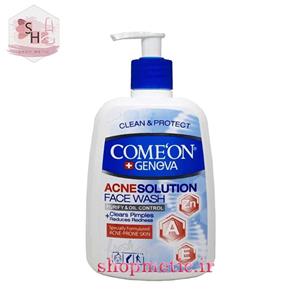 ژل شستشوی پوست جوش دار کامان حجم ۵۰۰ml Comeon Daily Face Wash For Oily Skin 500ml 