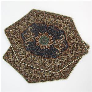 ست ۵ تکه رومیزی ترمه حسینی مدل پانیذ
