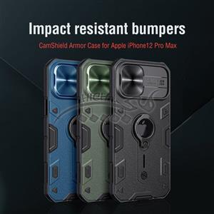 گارد محافظ ضد ضربه نیلکین Apple iPhone 12 Pro / 12 Nillkin CamShield Armor Case دارای محافظ دوربین