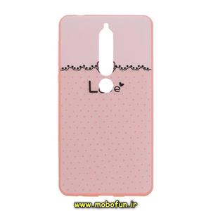 قاب گوشی Nokia 6.1 نوکیا فانتزی ژله ای طرح عشق LOVE کد 4