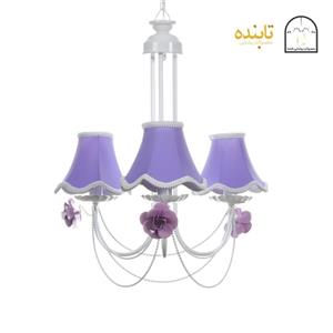 لوستر فلزی رُز ۴ شاخه DUU Rose Metal Ceiling lamp DUAU 