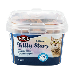 تشویقی گربه تریکسی مدل Soft Snak Kitty Stars 140g 