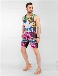 ست رکابی و شلوارک مردانه Adidas مدل 19390