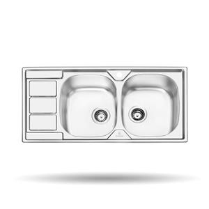 سینک پرنیان استیل مدل PS1217 توکار
