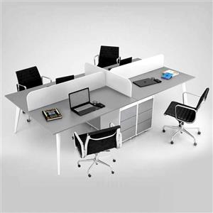میز کار گروهی دکورانو مدل لاندا کد 7516
