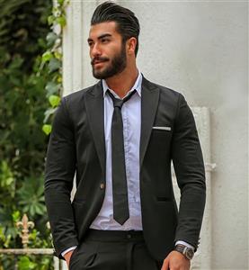 کت جین مردانه مشکی ۲