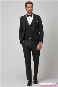 کت شلوار مردانه مدل دار برند ALTINYILDIZ CLASSICS رنگ مشکی کد ty5783014 