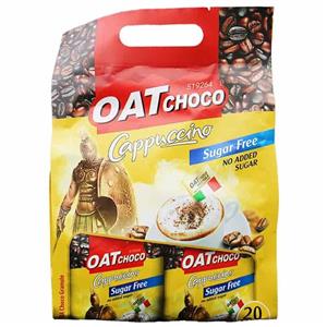 کاپوچینو بدون شکر اوت چوکو OAT choco بسته 20 عددی