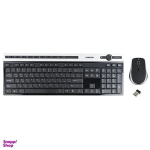 کیبورد و ماوس گرین  GKM505W