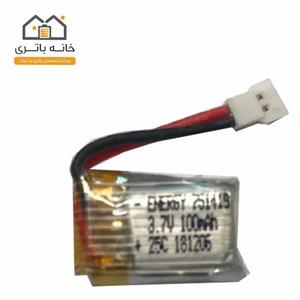 باتری لیتیوم پلیمر، سایز 751419، ۱۰۰ میلی‌آمپر، ۳.۷ ولت، گنجایش 25C، های‌پاور، برند انرژی