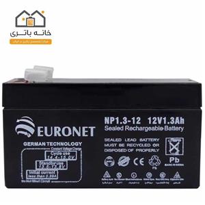 باتری خشک 12 ولت 1.3 آمپر یورونت (euronet)