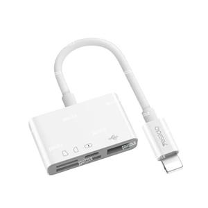 کابل OTG و رم ریدر ایفون یسیدو YESIDO GS12 Yesido lightning to USB TF MicroSD Lightning Adapter 