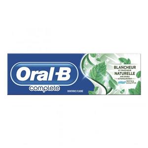 خمیر دندان Oral-B Complete مدل blancheur naturelle حجم 75 میلی لیتر 