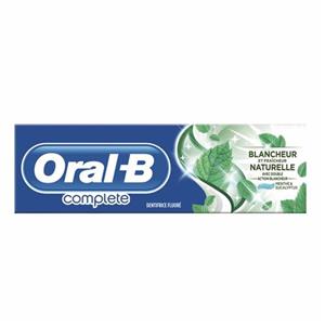 خمیر دندان Oral-B Complete مدل blancheur naturelle حجم 75 میلی لیتر 