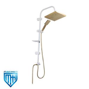 علم دوش آریانا سفید طلایی برند حمید شیر