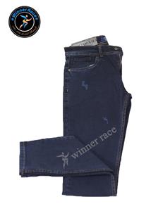 شلوار لی مردانه اسپرت طرح لوله ای کد 12