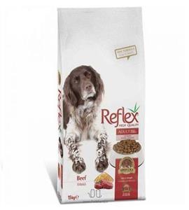 غذای خشک سگ بالغ رفلکس پلاس طعم بیف (Reflex Plus High Energy وزن 3 کیلوگرم 